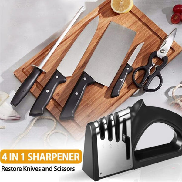 Portable 4-in-1 Knife Sharpener